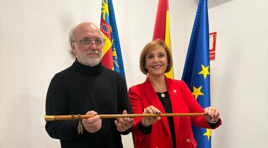 Juan Romero (Compromís) y Lola Celda (PSPV).