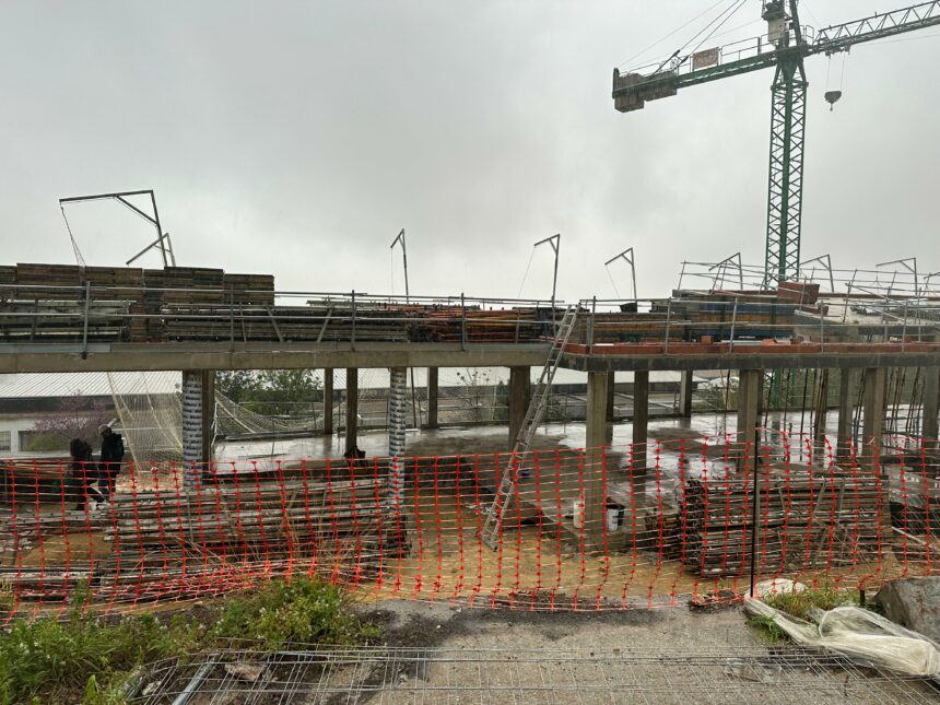 Obres del futur centre de dia de Xàtiva.