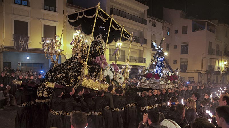Procesión del Encuentro de la Semana Santa de Sagunt.