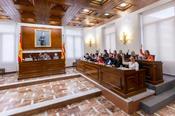 Ple municipal de Gandia.