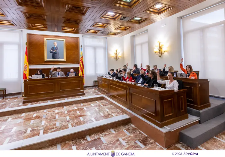 Ple municipal de Gandia.