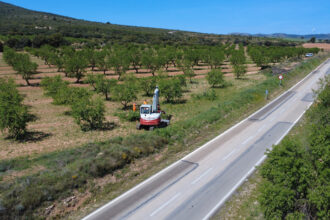 Actual carretera entre Camporrobles y Utiel.