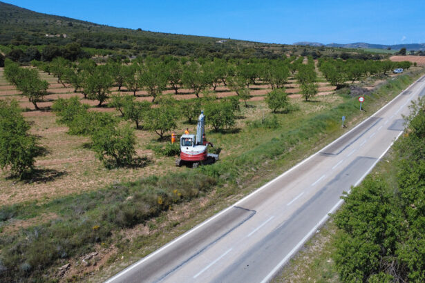 Actual carretera entre Camporrobles y Utiel.