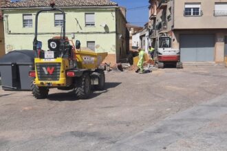 Obras red agua potable Camporrobles