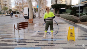 limpieza calle benidorm