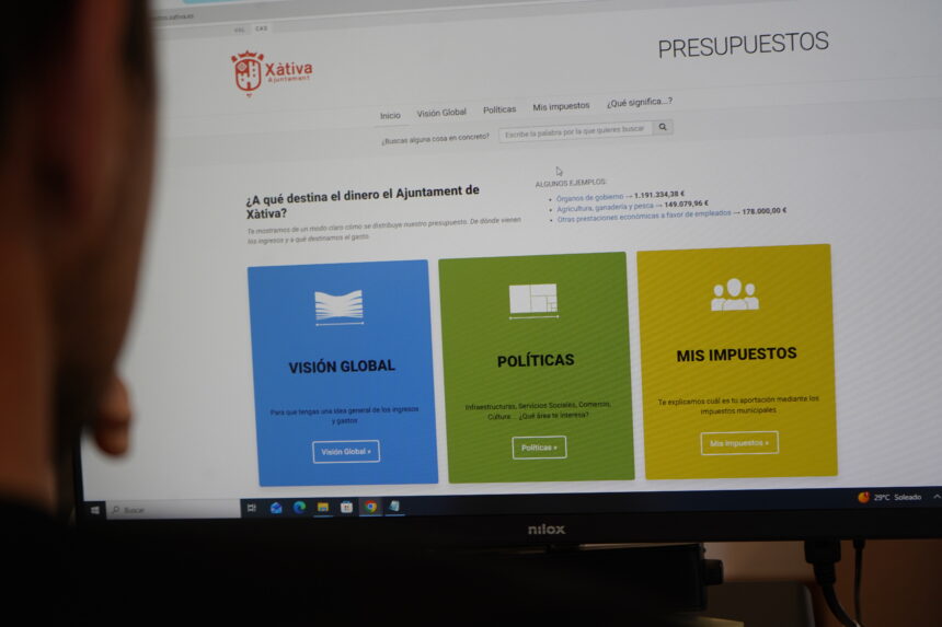 Visor pressupostari de Xàtiva.