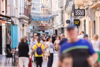 Via comercial de Gandia.