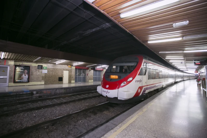 Tren de Rodalíes de Renfe.
