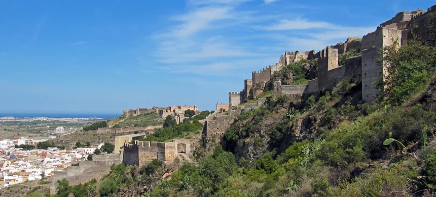 Muntanya del castell de Sagunt.