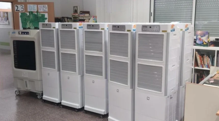 Equipos de refrigeración para los centros públicos de Primaria de Quart de Poblet.