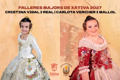 Les noves falleres majors de Xàtiva per 2027.