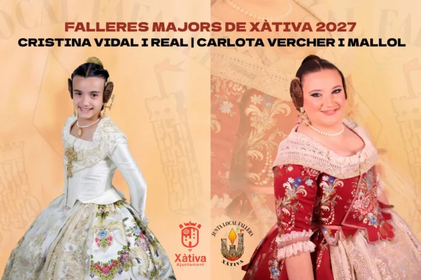 Les noves falleres majors de Xàtiva per 2027.