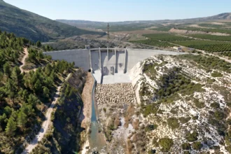 Imatge virtual de la presa projectada a Montesa i Vallada.