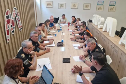 Reunión en la Mancomunitat de l'Horta Sud.