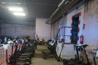 Dipòsit de patinets de Burjassot.