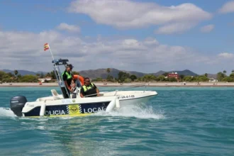 Patrulla marítima de la Policia Local de Sagunt.