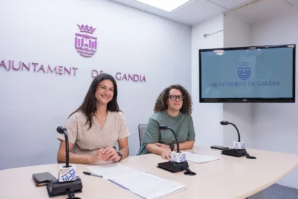 Balbina Sendra i Alícia Izquierdo.