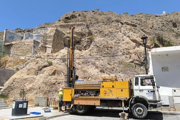 Trabajos realizados en el subsuelo de Orihuela.