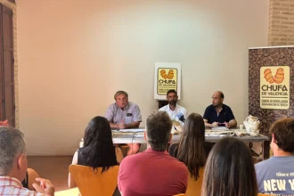 La presentación de del logo de la denomanicación de la chufa de origen valenciano.
