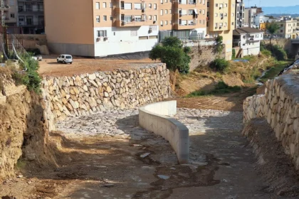 Intervención en el barranco del Poyo en Chiva.