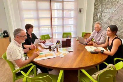 Visita de la comisionada a la Ribera.