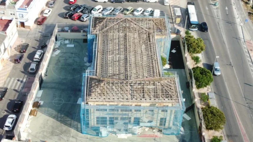 Obres al CEIP Sant Agustí de Cullera.