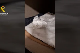 Materal interceptado por la Guardia Civil.