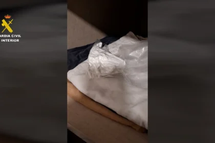 Materal interceptado por la Guardia Civil.