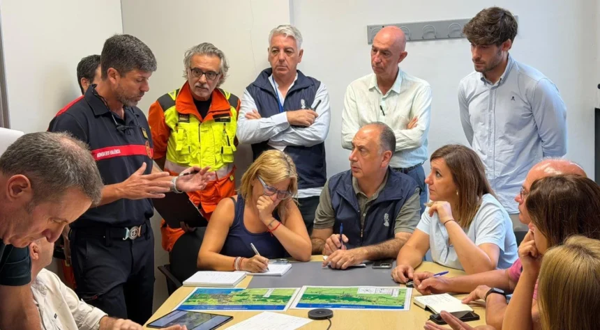 La delegada del Gobierno ha señalado que el origen del incendio del Saler sería intencionado.