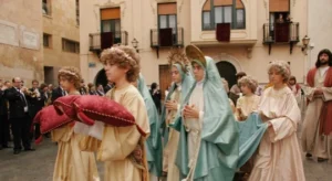 Quién es quién en el Misteri d’Elx: el papel del Ángel, la Virgen, San Juan y los Apóstoles 3 misteri d'elx