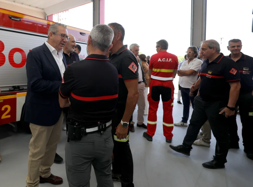 Inauguració del nou parc de bombers d'Ibi.