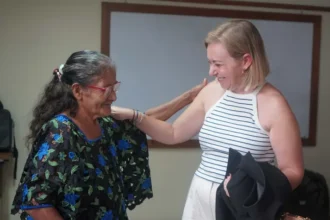 Natàlia Enguix a Guatemala.