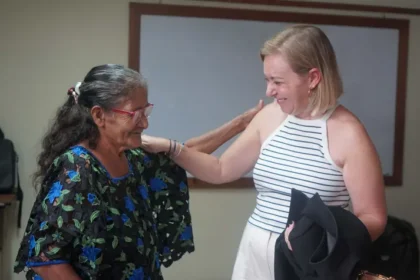 Natàlia Enguix a Guatemala.