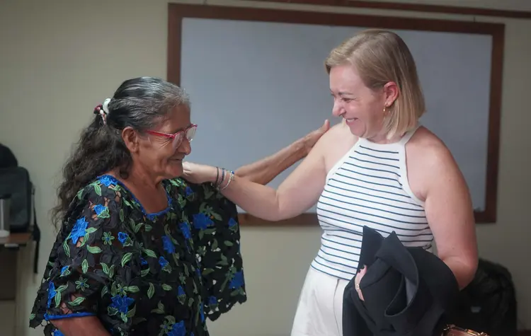 Natàlia Enguix a Guatemala.