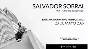 Cartel Concierto Salvador Sobral Sala Auditorio Roig Arena 1