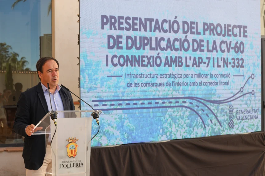 Juanfran Pérez Llorca ha presentat el projecte a l'Olleria.
