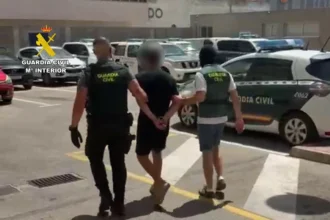 Uno de los detenidos en Torrevieja.