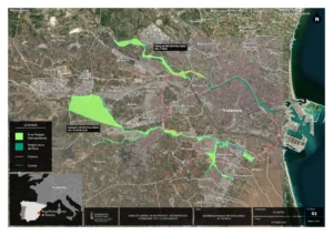 La Generalitat abre el concurso internacional para diseñar los parques inundables metropolitanos de València 3 261027 parques inundables plano general