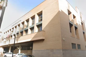 Fachada de un palacio de justicia, imagen de archivo de la instrucción de la dana