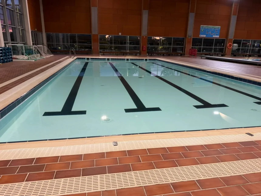 Vaso de la piscina de enseñanza de la Ciutat de l'Esport de Parc Central de Torrent